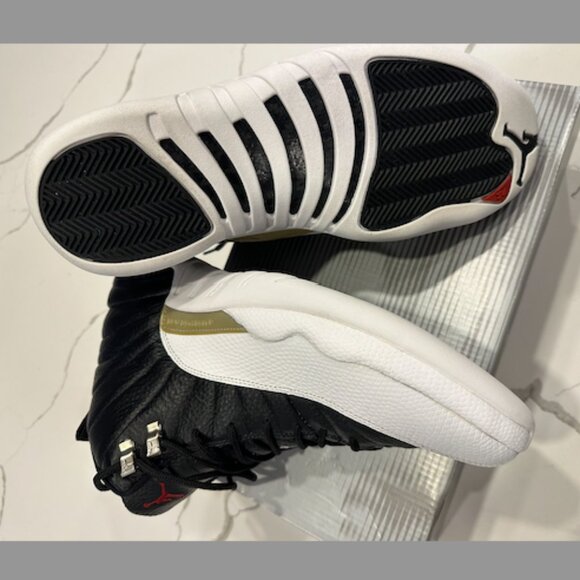 AIR JORDAN XII RETRO 12 (2004)  MENS 11 NEW  "Playoffs" Black/White - Picture 10 of 13